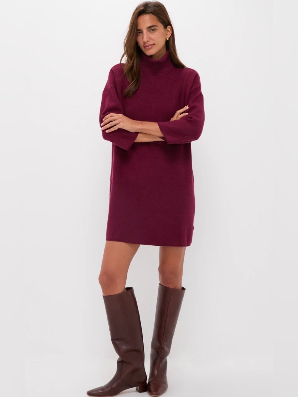 Tuckernuck Pomander Place Cranberry Vivianne Dress Size XS